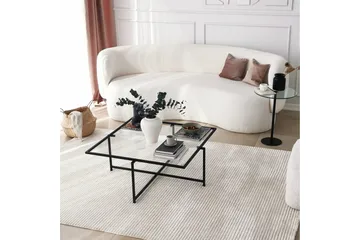 Sohvapöytä Mesjö 40x50x40 cm Pyöreä - Musta - Huonekalut - Pöytä & ruokailuryhmä - Sohvapöytä