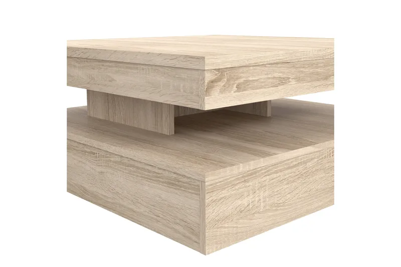 Sohvapöytä Mesne 78 cm Säilytyksellä Hylly - Ruskea - Huonekalut - Pöytä & ruokailuryhmä - Sohvapöytä