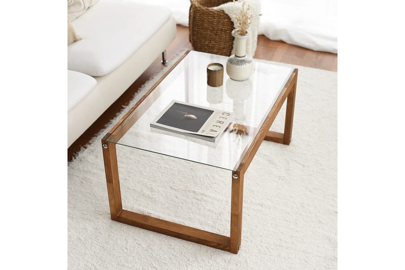 Sohvapöytä Mockba 85 cm - Luonnonväri - Huonekalut - Pöytä & ruokailuryhmä - Sohvapöytä