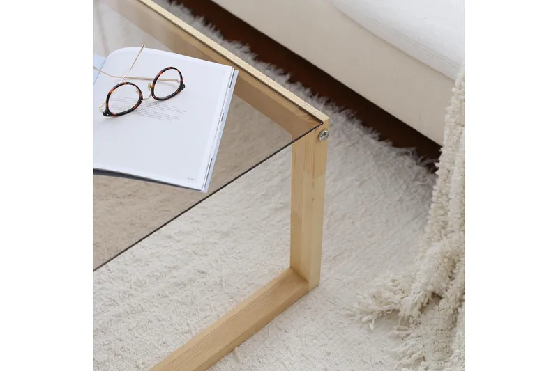 Sohvapöytä Mockba 85 cm - Vaalea luonnonväri - Huonekalut - Pöytä & ruokailuryhmä - Sohvapöytä