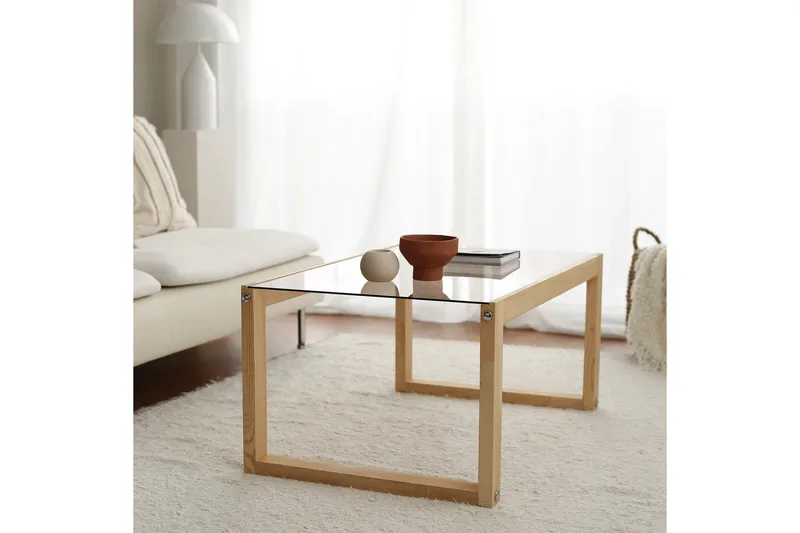 Sohvapöytä Mockba 85 cm - Vaalea luonnonväri - Huonekalut - Pöytä & ruokailuryhmä - Sohvapöytä