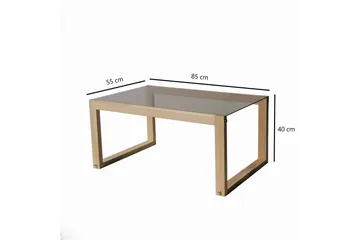 Sohvapöytä Mockba 85 cm - Vaalea luonnonväri - Huonekalut - Pöytä & ruokailuryhmä - Sohvapöytä