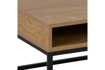 Sohvapöytä Mogumber 80x80 cm - Luonnollinen - Huonekalut - Pöytä & ruokailuryhmä - Sohvapöytä - Sohvapöytä säilytystilalla