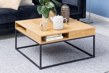 Sohvapöytä Mogumber 80x80 cm - Luonnollinen - Huonekalut - Pöytä & ruokailuryhmä - Sohvapöytä