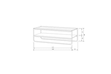 Sohvapöytä Moti 120 cm - Natural - Huonekalut - Pöytä & ruokailuryhmä - Sohvapöytä