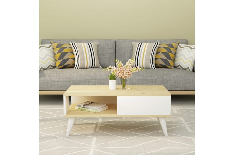 Sohvapöytä Mumpher 90x40x90 cm - Sininen - Huonekalut - Pöytä & ruokailuryhmä - Sohvapöytä