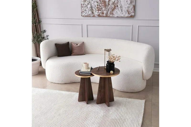 Sohvapöytä Munne 40 cm, Pähkinä