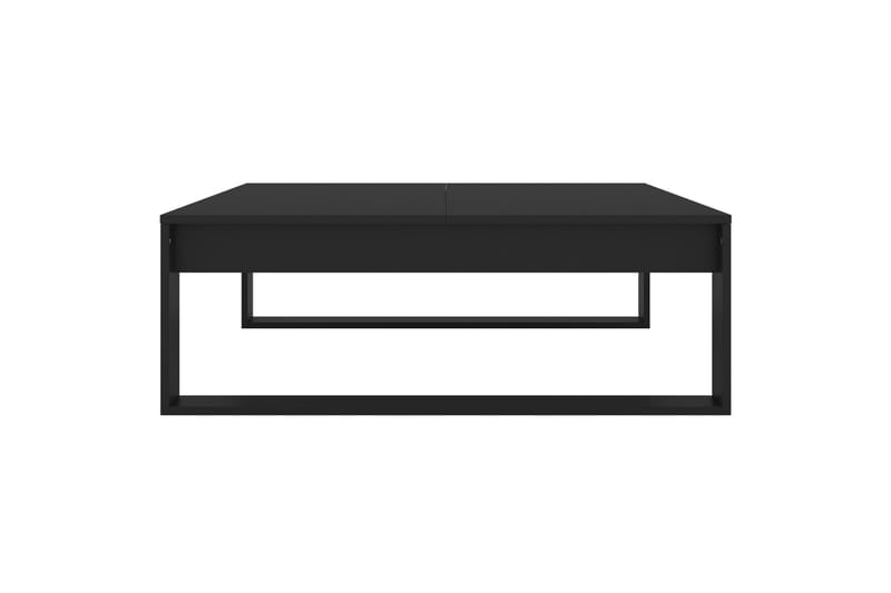 Sohvapöytä musta 100x100x35 cm lastulevy - Musta - Huonekalut - Pöytä & ruokailuryhmä - Sohvapöytä
