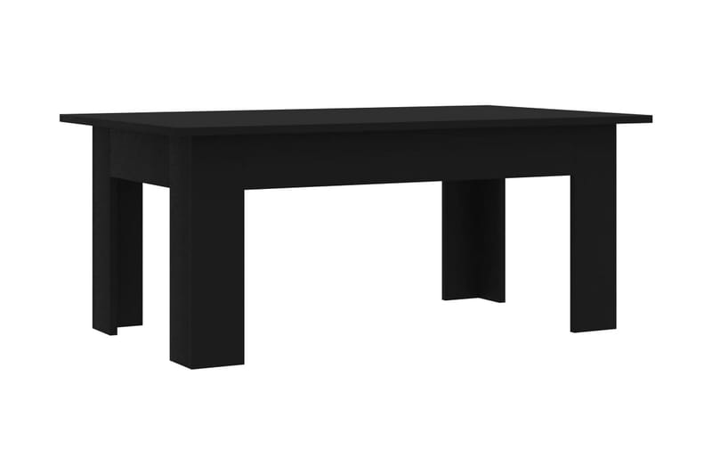 Sohvapöytä musta 100x60x42 cm lastulevy - Musta - Huonekalut - Pöytä & ruokailuryhmä - Sohvapöytä
