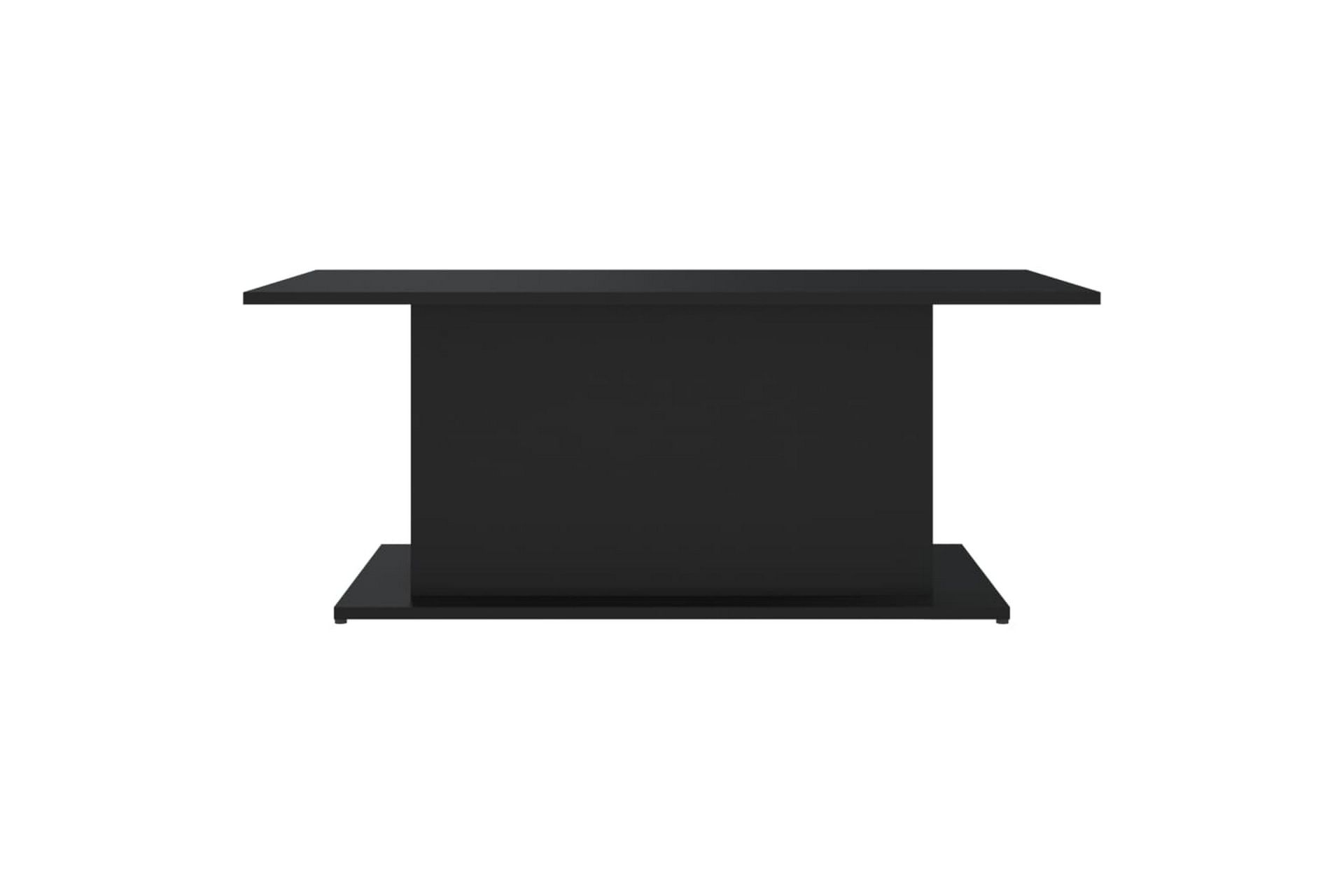 Sohvapöytä musta 102x55,5x40 cm lastulevy - Musta - Huonekalut - Pöytä & ruokailuryhmä - Sohvapöytä