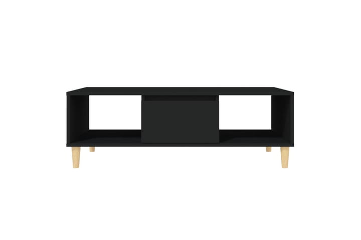 Sohvapöytä musta 103,5x60x35 cm lastulevy - Sohvapöytä