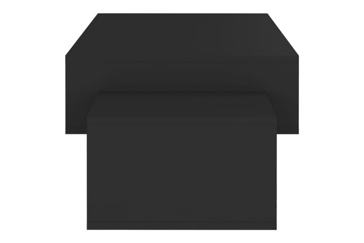 Sohvapöytä musta 105x55x32 cm lastulevy - Musta - Sohvapöytä