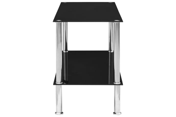 Sohvapöytä musta 110x43x60 cm karkaistu lasi - Musta - Sohvapöytä