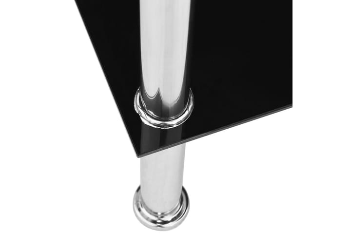 Sohvapöytä musta 110x43x60 cm karkaistu lasi - Musta - Sohvapöytä