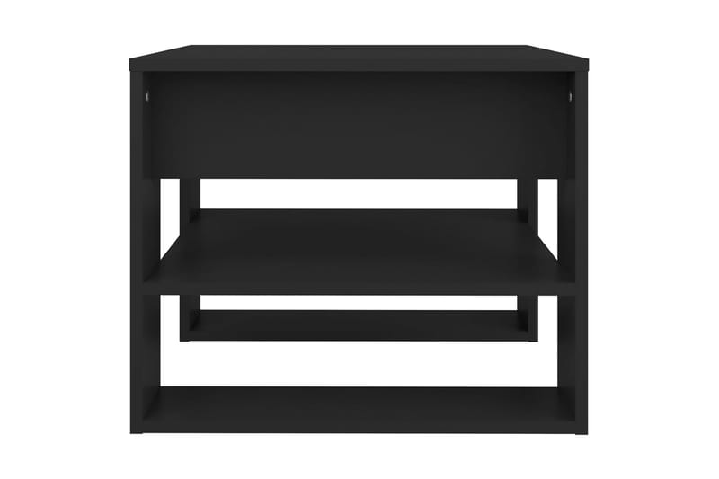 Sohvapöytä musta 55,5x55x45 cm tekninen puu - Musta - Huonekalut - Pöytä & ruokailuryhmä - Sohvapöytä