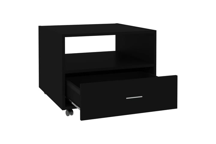 Sohvapöytä musta 55x55x40 cm tekninen puu - Musta - Sohvapöytä