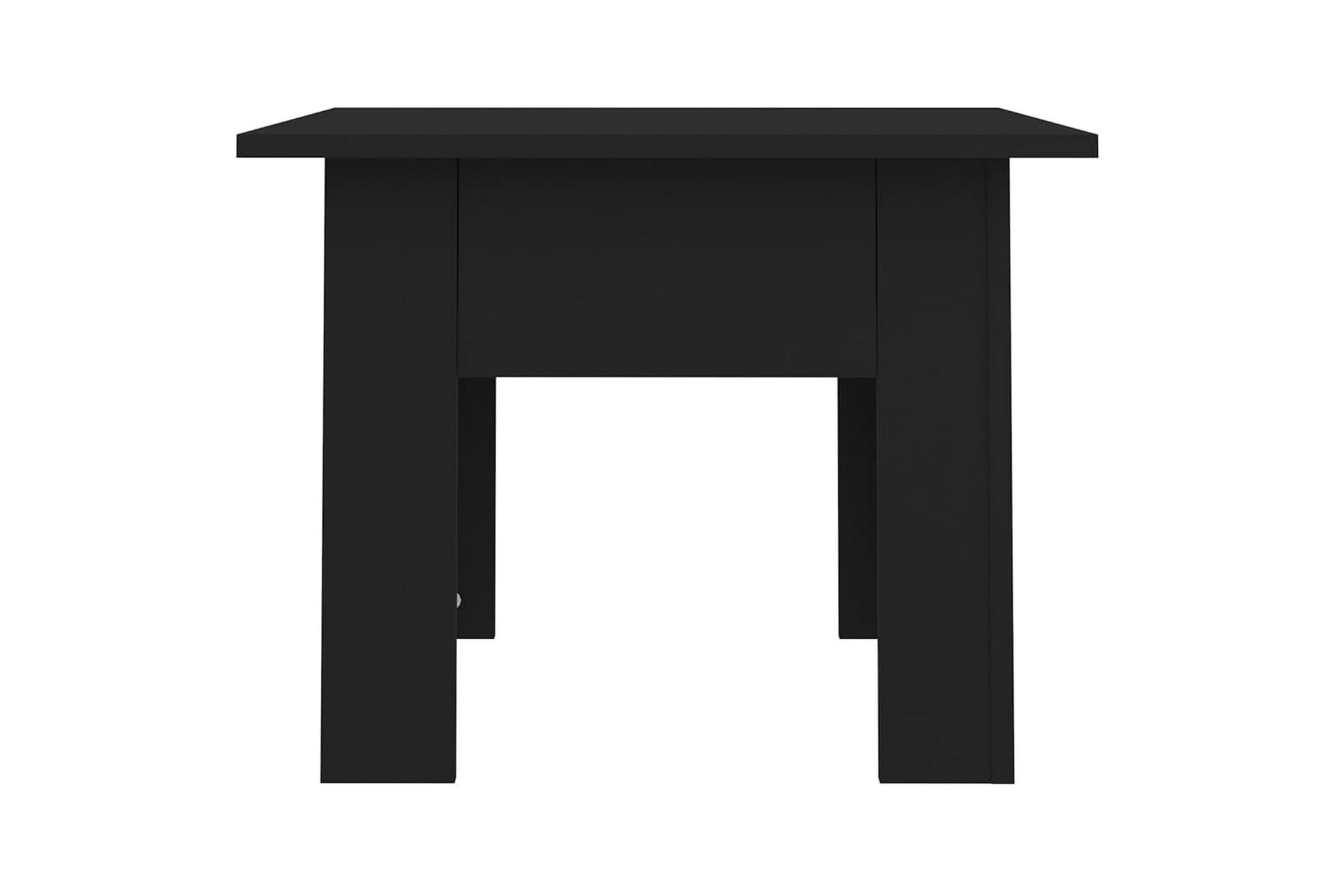 Sohvapöytä musta 55x55x42 cm lastulevy - Musta - Huonekalut - Pöytä & ruokailuryhmä - Sohvapöytä