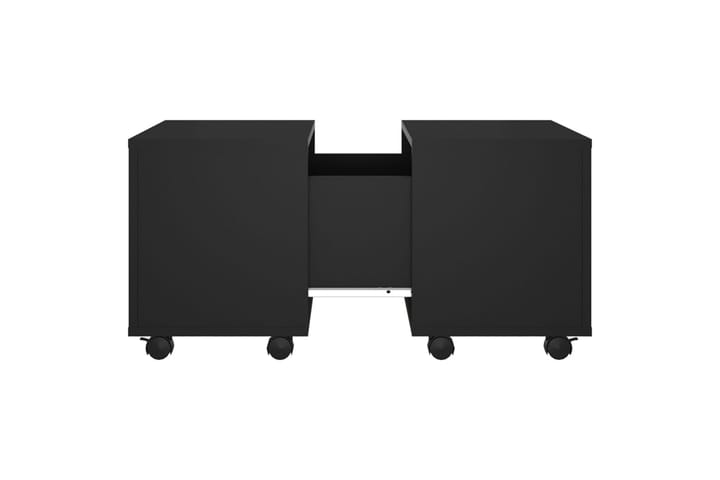 Sohvapöytä musta 60x60x38 cm lastulevy - Sohvapöytä