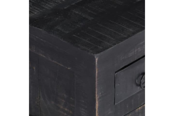Sohvapöytä musta 65x65x30 cm täysi mangopuu - Musta - Sohvapöytä