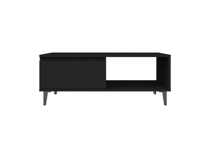 Sohvapöytä musta 90x60x35 cm lastulevy - Musta - Sohvapöytä