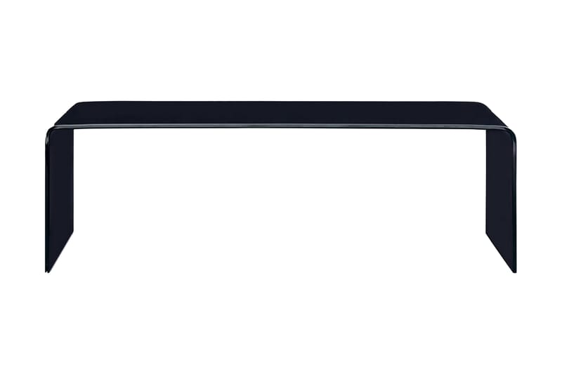 Sohvapöytä musta 98x45x31 cm karkaistu lasi - Musta - Huonekalut - Pöytä & ruokailuryhmä - Sohvapöytä