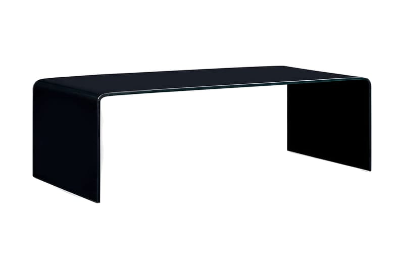 Sohvapöytä musta 98x45x31 cm karkaistu lasi - Musta - Huonekalut - Pöytä & ruokailuryhmä - Sohvapöytä