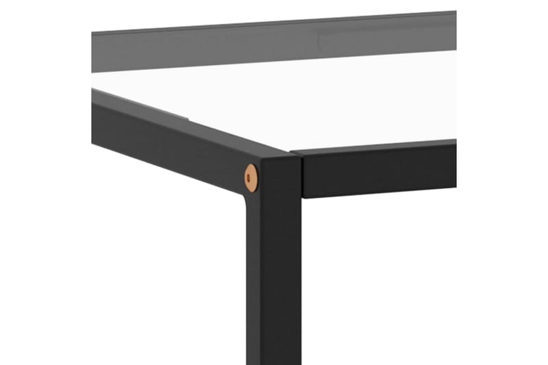 Sohvapöytä musta karkaistu lasi 120x50x35 cm - Musta - Huonekalut - Pöytä & ruokailuryhmä - Sohvapöytä