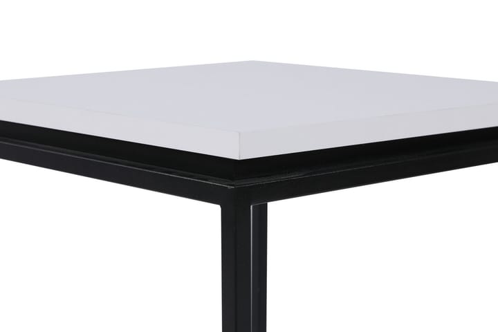 Sohvapöytä Nergisa 45 cm - Valkoinen/Musta - Sohvapöytä