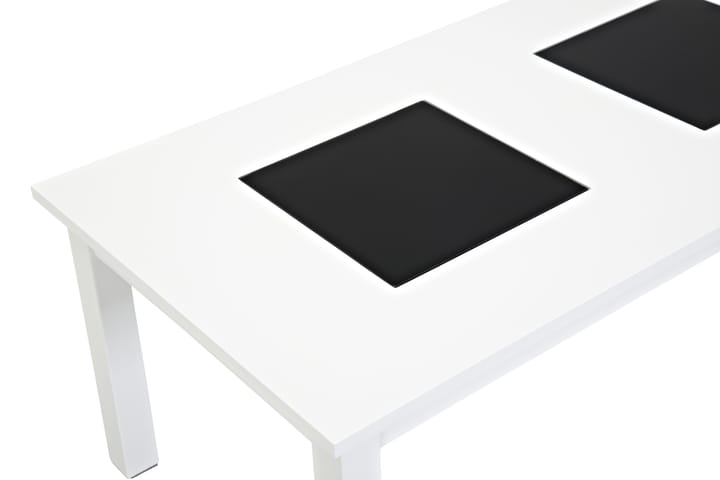 Sohvapöytä Octavia 120 cm - Valkoinen/Musta - Sohvapöytä