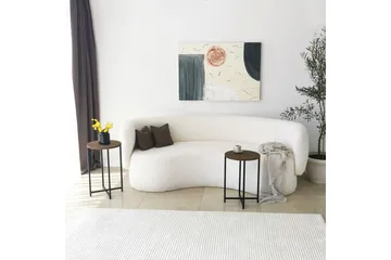 Sohvapöytä Olfat 35x35x35 cm Pyöreä - Ruskea - Huonekalut - Pöytä & ruokailuryhmä - Sohvapöytä