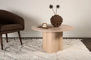 Sohvapöytä Olivia 80 cm Pyöreä - Vihreä - Huonekalut - Pöytä & ruokailuryhmä - Ruokapöydät & keittiön pöydät