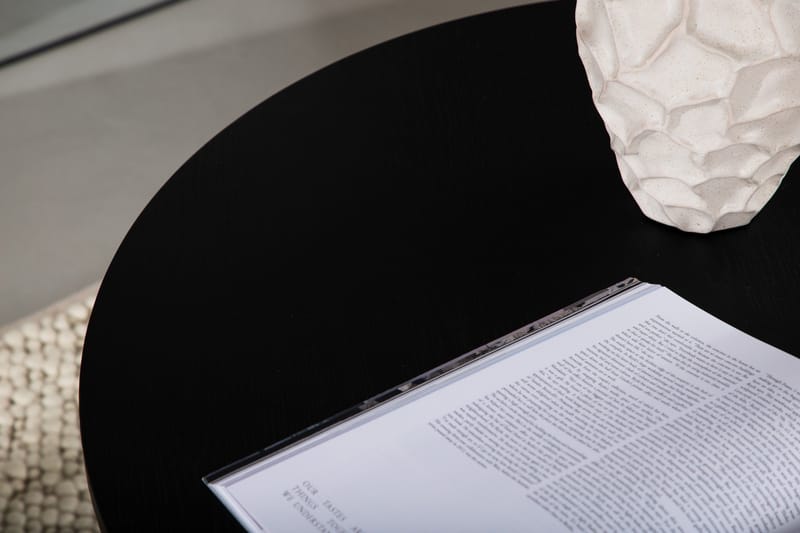 Sohvapöytä Olivia 80 cm Pyöreä - Musta - Huonekalut - Pöytä & ruokailuryhmä - Sohvapöytä