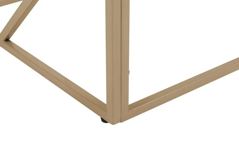 Sohvapöytä Orland 100 cm - Lasi/Kulta - Huonekalut - Pöytä & ruokailuryhmä - Sohvapöytä