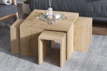 Sohvapöytä Ortano 60 cm - Luonnonväri/Ruskea - Huonekalut - Pöytä & ruokailuryhmä - Sohvapöytä