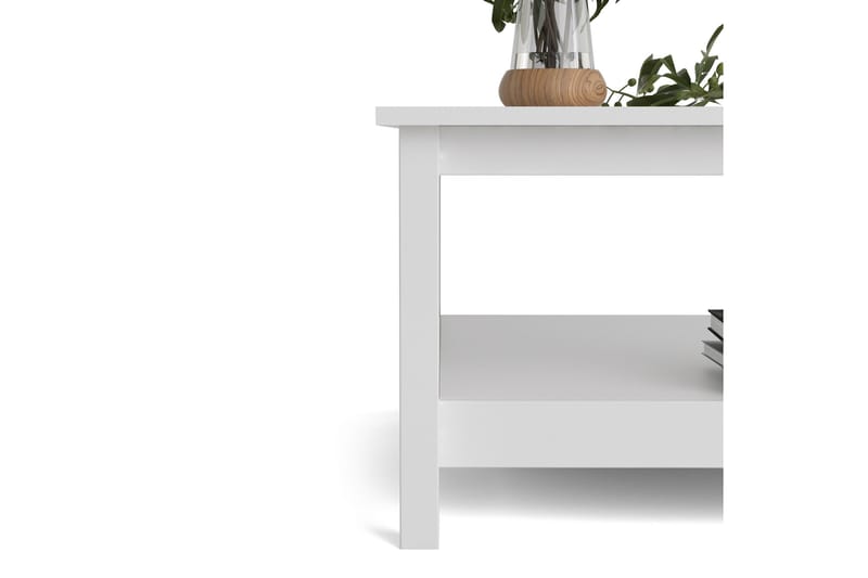 Sohvapöytä Osterholm 81 cm - Valkoinen - Huonekalut - Pöytä & ruokailuryhmä - Sohvapöytä