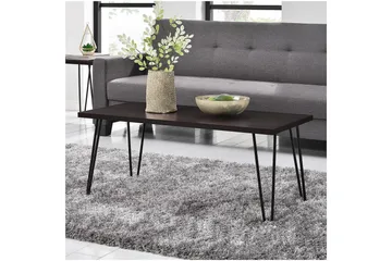 Sohvapöytä Owen 107 cm Espresso/Musta - Dorel Home - Huonekalut - Pöytä & ruokailuryhmä - Sohvapöytä