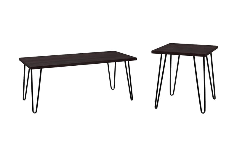 Sohvapöytä Owen 107 cm Espresso/Musta - Dorel Home - Huonekalut - Pöytä & ruokailuryhmä - Sohvapöytä