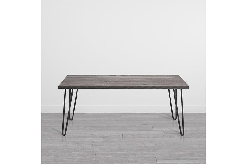 Sohvapöytä Owen 107 cm Harmaa/Musta - Dorel Home - Huonekalut - Pöytä & ruokailuryhmä - Sohvapöytä