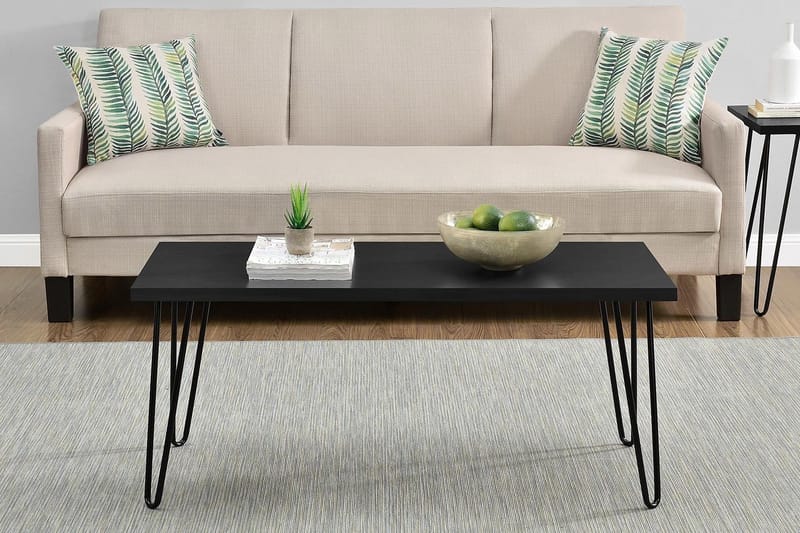 Sohvapöytä Owen 107 cm Musta - Dorel Home - Huonekalut - Pöytä & ruokailuryhmä - Sohvapöytä