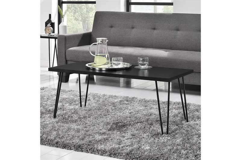 Sohvapöytä Owen 107 cm Musta - Dorel Home - Huonekalut - Pöytä & ruokailuryhmä - Sohvapöytä