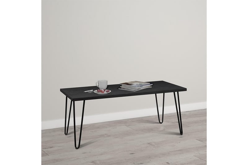 Sohvapöytä Owen 107 cm Musta - Dorel Home - Huonekalut - Pöytä & ruokailuryhmä - Sohvapöytä