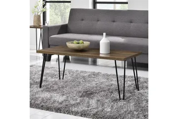 Sohvapöytä Owen 107 cm Pähkinänruskea/Musta - Dorel Home - Huonekalut - Pöytä & ruokailuryhmä - Sohvapöytä