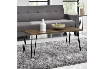 Sohvapöytä Owen 107 cm Pähkinänruskea/Musta - Dorel Home - Huonekalut - Pöytä & ruokailuryhmä - Sohvapöytä