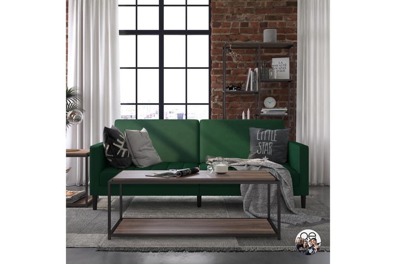 Sohvapöytä Quincy 125x52 cm Tummanruskea - Dorel Home - Huonekalut - Pöytä & ruokailuryhmä - Sohvapöytä