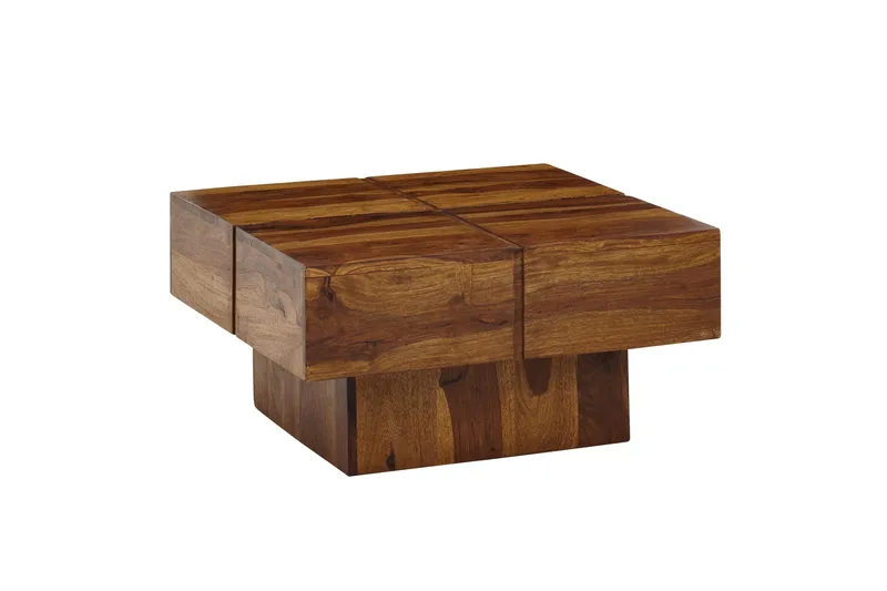 Sohvapöytä Rachid 58 cm Neliö, Luonnonväri