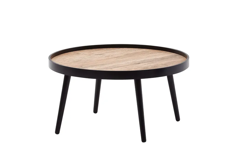 Sohvapöytä Rachid 76 cm Pyöreä, Luonnonväri