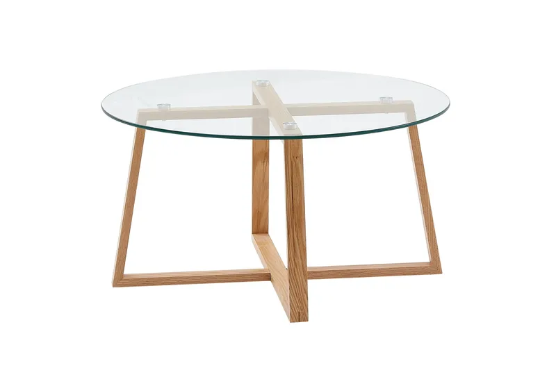 Sohvapöytä Rachid 78 cm Pyöreä, Luonnonväri