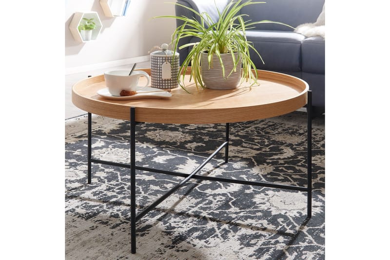 Sohvapöytä Rachid 78 cm Pyöreä - Luonnonväri - Huonekalut - Pöytä & ruokailuryhmä - Sohvapöytä