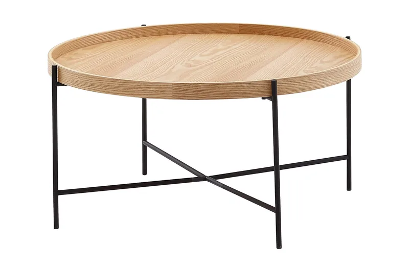 Sohvapöytä Rachid 78 cm Pyöreä, Luonnonväri