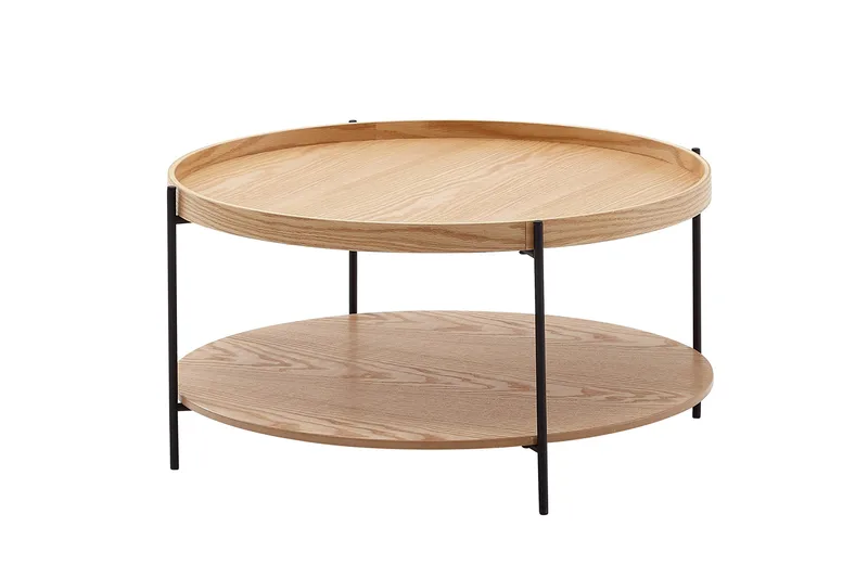 Sohvapöytä Rachid 78 cm Pyöreä, Luonnonväri